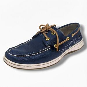 Sperry | Top-Sider Bluefish Whale Critter Print 2-Eye Boat Shoes Women's Size 10